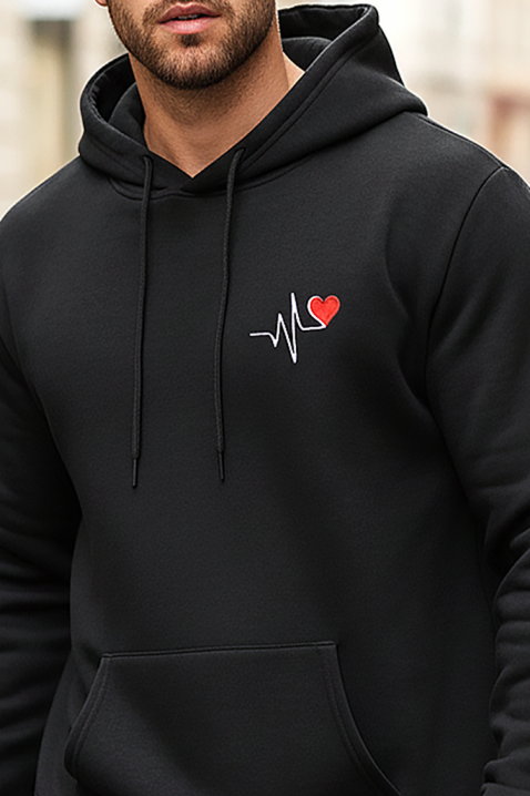 Мъжки суичър MOFOMO, Цвят: черен, IVET.BG - Твоят онлайн бутик.