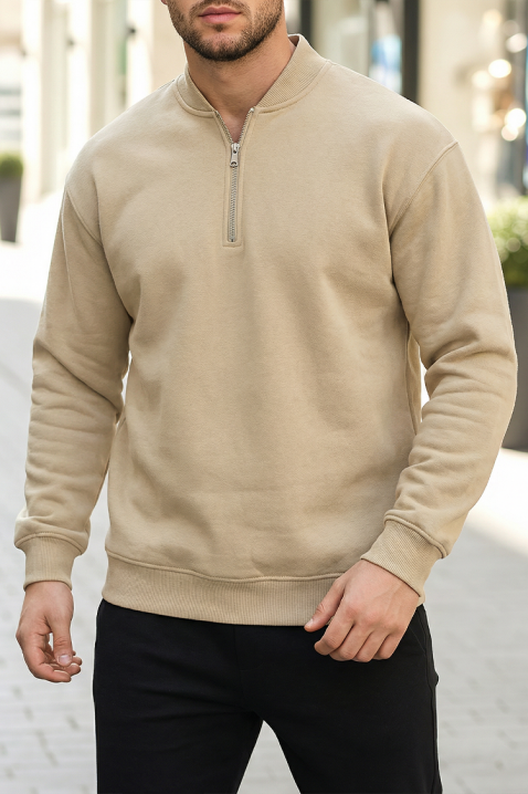 Мъжка блуза MENEJO BEIGE, Цвят: беж, IVET.BG - Твоят онлайн бутик.