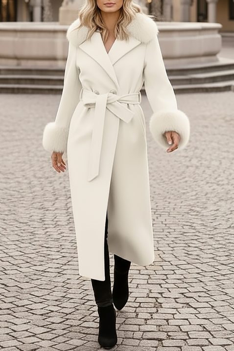 Палто LUXINDA WHITE, Цвят: бял, IVET.BG - Твоят онлайн бутик.