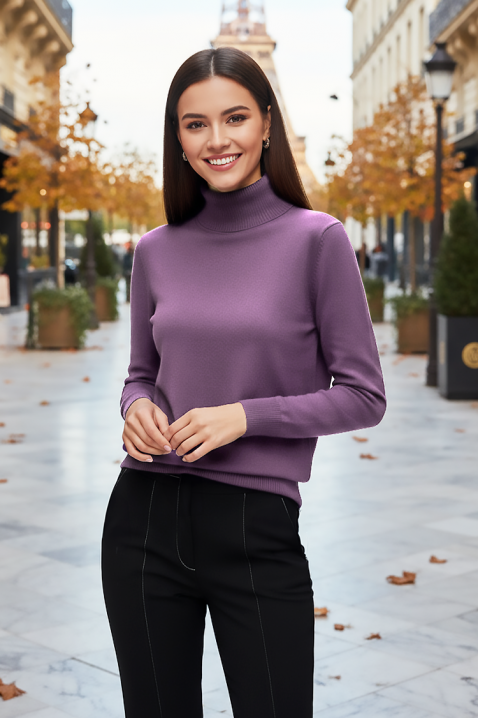 Пуловер ERTIVOMA LILA, Цвят: лилав, IVET.BG - Твоят онлайн бутик.