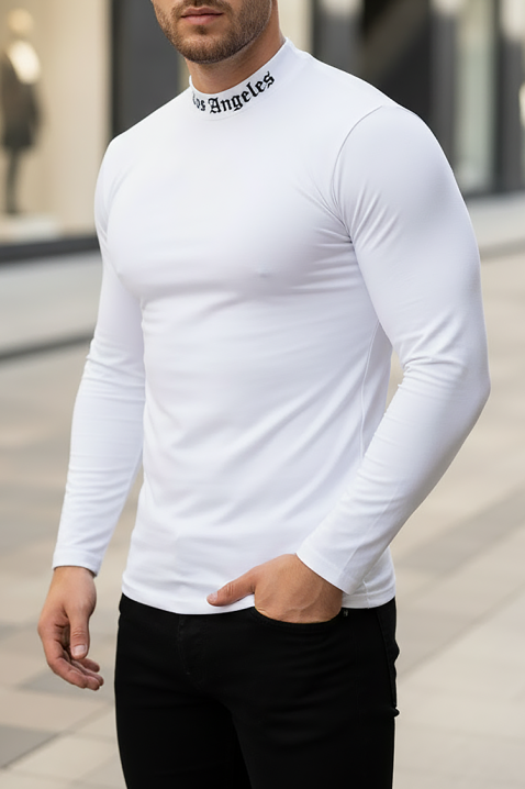 Мъжка блуза BENOTO WHITE, Цвят: бял, IVET.BG - Твоят онлайн бутик.