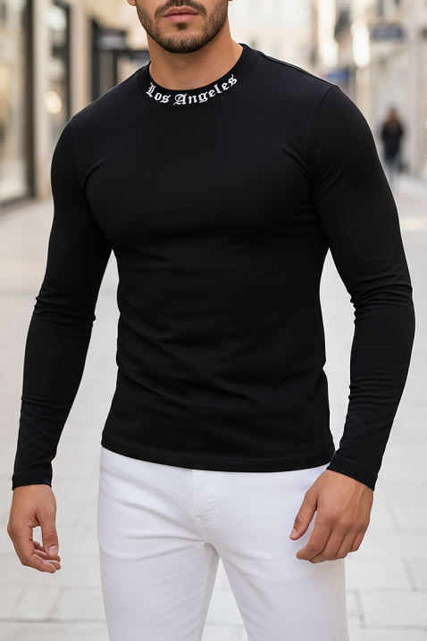 Мъжка блуза BENOTO BLACK, Цвят: черен, IVET.BG - Твоят онлайн бутик.