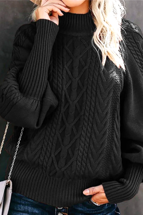 Пуловер TERMOLGA BLACK, Цвят: черен, IVET.BG - Твоят онлайн бутик.