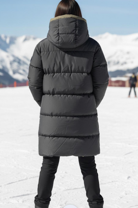 Яке ZONELJA, Цвят: черен, IVET.BG - Твоят онлайн бутик.