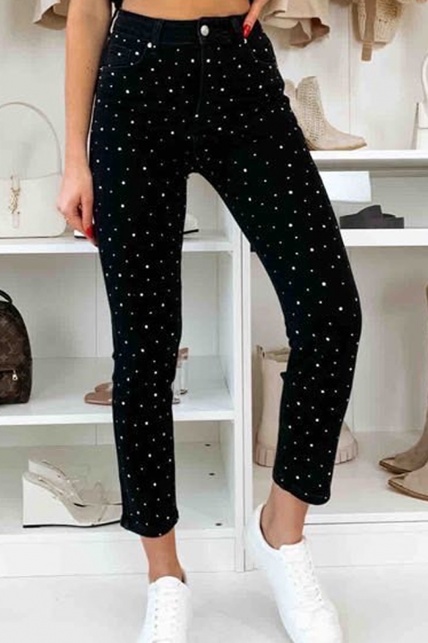 Дънки MUSELJA, Цвят: черен, IVET.BG - Твоят онлайн бутик.