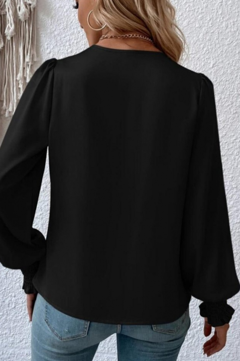 Дамска блуза VIONELGA BLACK, Цвят: черен, IVET.BG - Твоят онлайн бутик.