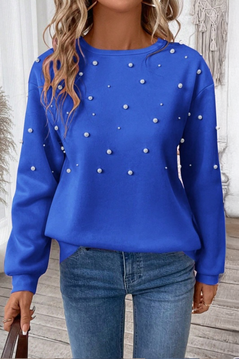 Дамска блуза KOVENDA BLUE, Цвят: син, IVET.BG - Твоят онлайн бутик.