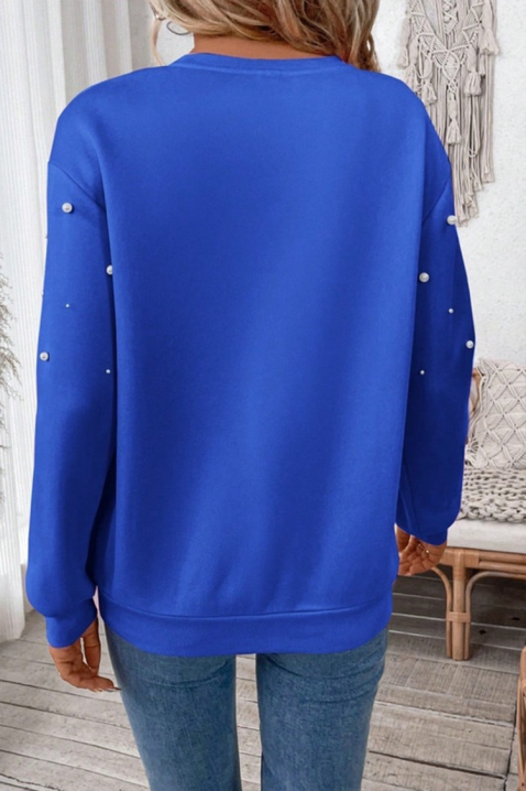 Дамска блуза KOVENDA BLUE, Цвят: син, IVET.BG - Твоят онлайн бутик.