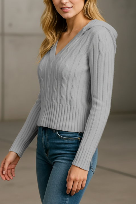 Пуловер GRANDILA GREY, Цвят: сив, IVET.BG - Твоят онлайн бутик.