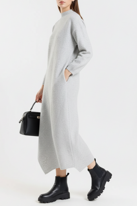 Рокля MOKERZA GREY, Цвят: сив, IVET.BG - Твоят онлайн бутик.