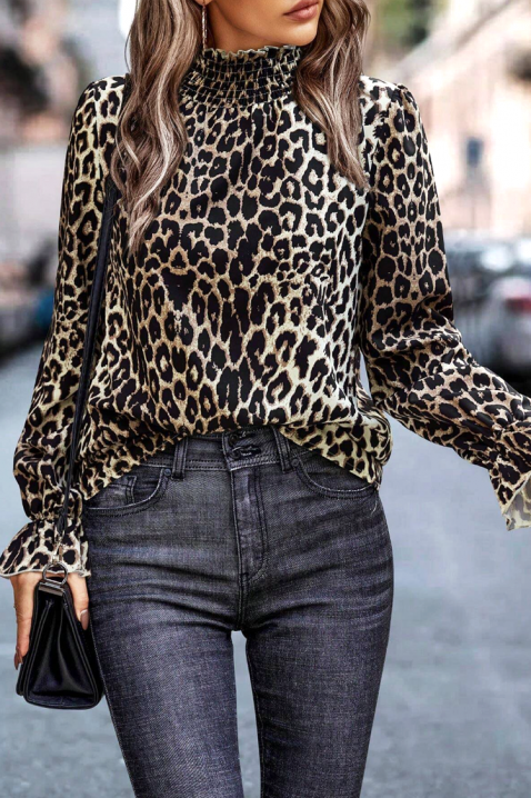 Дамска блуза LEOVERDA, Цвят: многоцветен, IVET.BG - Твоят онлайн бутик.