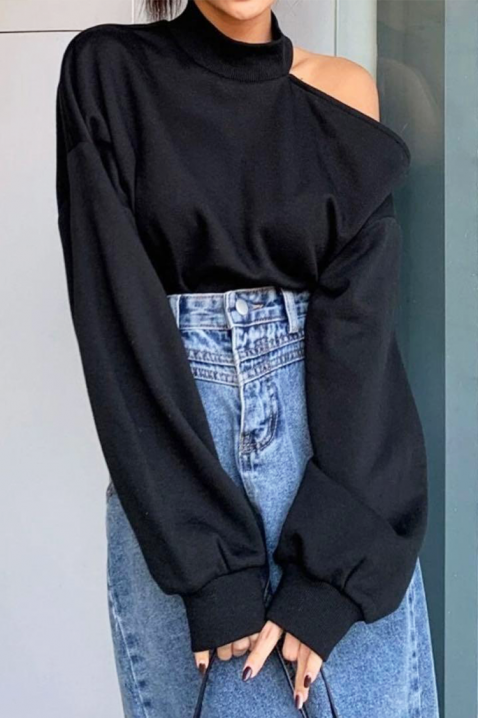 Дамска блуза RELONVA, Цвят: черен, IVET.BG - Твоят онлайн бутик.