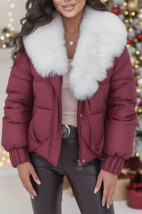 Яке BREZILA, Цвят: бордо, IVET.BG - Твоят онлайн бутик.