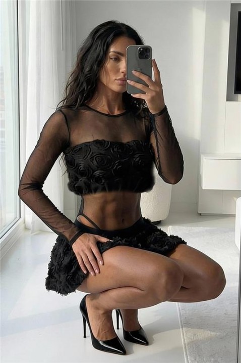 Комплект ZANRENDA BLACK, Цвят: черен, IVET.BG - Твоят онлайн бутик.