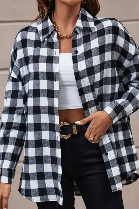 Дамска риза ABRONDA BLACK, Цвят: черен, IVET.BG - Твоят онлайн бутик.