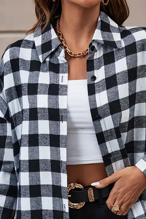 Дамска риза ABRONDA BLACK, Цвят: черен, IVET.BG - Твоят онлайн бутик.