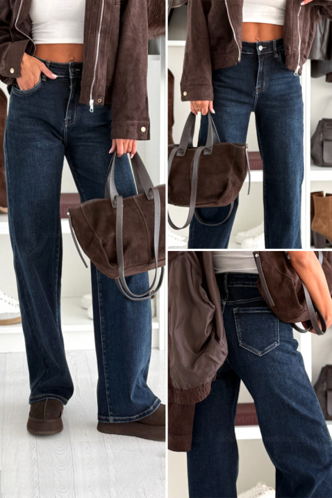 Дънки HERVOLDA, Цвят: тъмносин, IVET.BG - Твоят онлайн бутик.