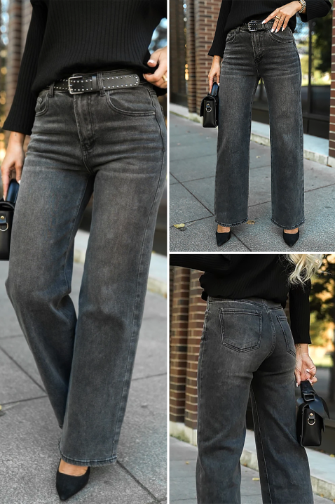 Дънки GRELZINA, Цвят: черен, IVET.BG - Твоят онлайн бутик.