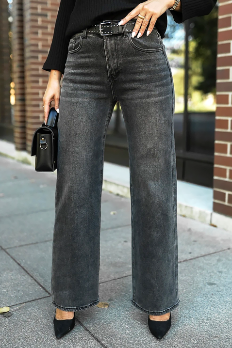 Дънки GRELZINA, Цвят: черен, IVET.BG - Твоят онлайн бутик.