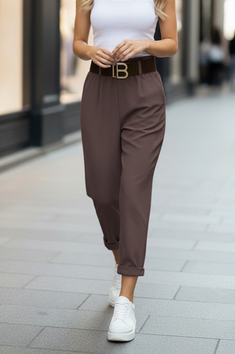 Панталон LOVRENZA MOCHA, Цвят: мока, IVET.BG - Твоят онлайн бутик.