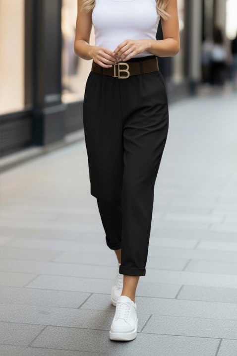 Панталон LOVRENZA BLACK, Цвят: черен, IVET.BG - Твоят онлайн бутик.