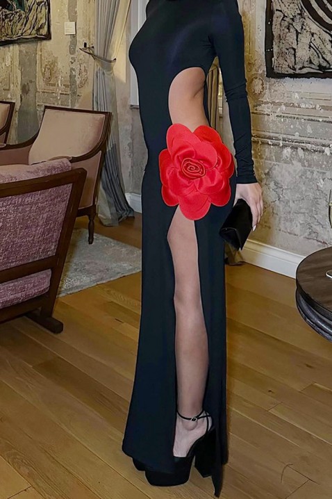 Рокля AMVELINA BLACK, Цвят: черен, IVET.BG - Твоят онлайн бутик.