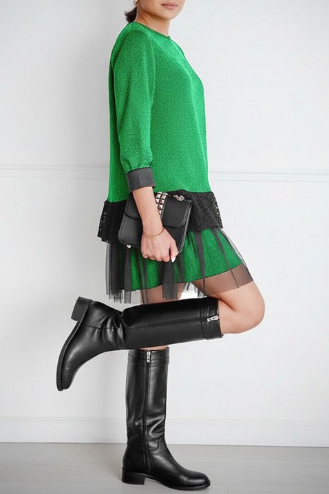 Рокля SERFIOVA GREEN, Цвят: зелен, IVET.BG - Твоят онлайн бутик.