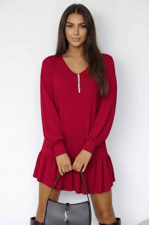 Рокля GOLBERDA RED, Цвят: червен, IVET.BG - Твоят онлайн бутик.