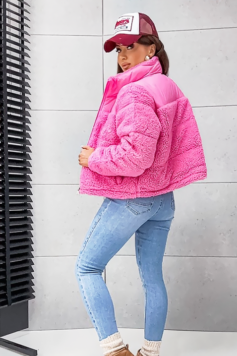 Яке NIKOLZA, Цвят: розов, IVET.BG - Твоят онлайн бутик.