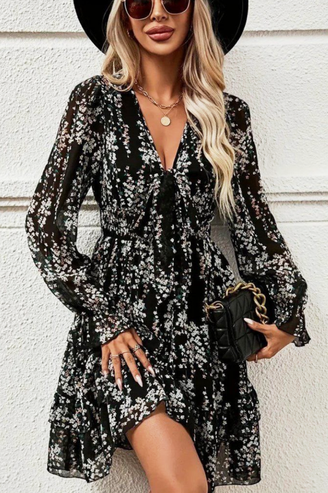 Рокля MNOVILZA, Цвят: черен, IVET.BG - Твоят онлайн бутик.