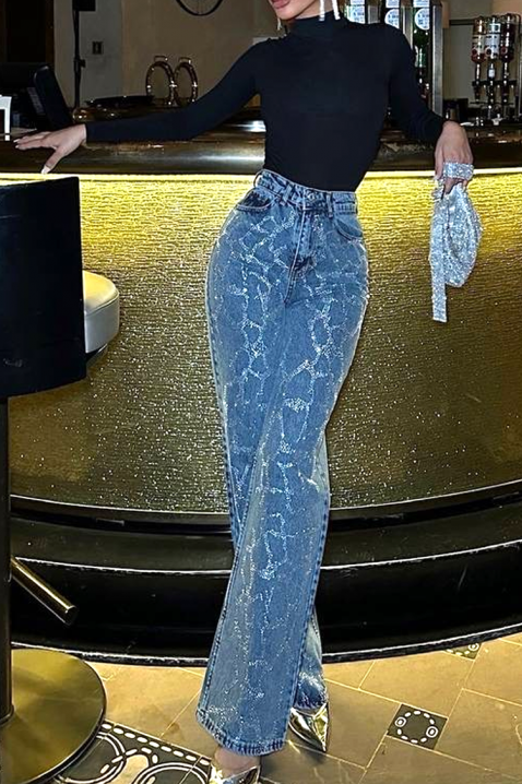 Дънки HOLDINA, Цвят: син, IVET.BG - Твоят онлайн бутик.