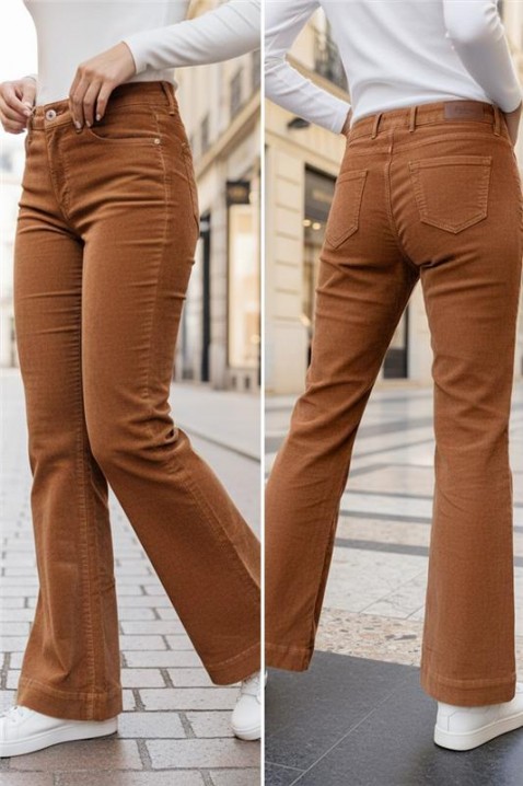 Панталон BERVOLZA, Цвят: светлокафяв, IVET.BG - Твоят онлайн бутик.