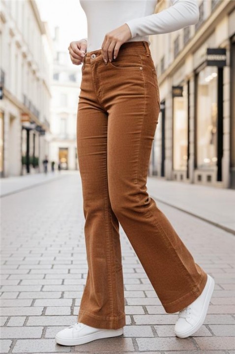 Панталон BERVOLZA, Цвят: светлокафяв, IVET.BG - Твоят онлайн бутик.