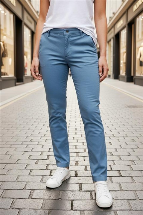 Дънки DUANZA, Цвят: светлосин, IVET.BG - Твоят онлайн бутик.