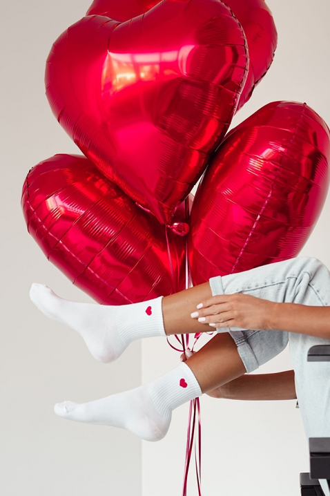 Чорапи SOLGERMA WHITE, Цвят: бял, IVET.BG - Твоят онлайн бутик.