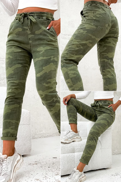 Дънки KAFLUNZA, Цвят: камуфлаж, IVET.BG - Твоят онлайн бутик.