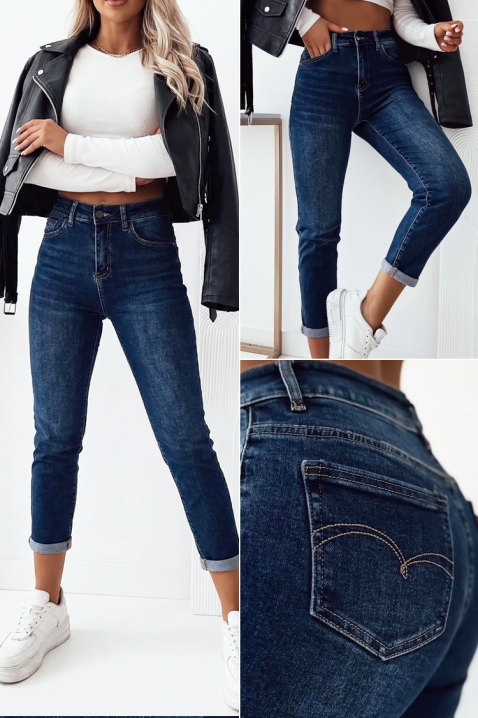 Дънки OLIVANA, Цвят: тъмносин, IVET.BG - Твоят онлайн бутик.