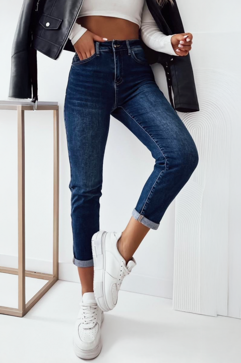 Дънки OLIVANA, Цвят: тъмносин, IVET.BG - Твоят онлайн бутик.