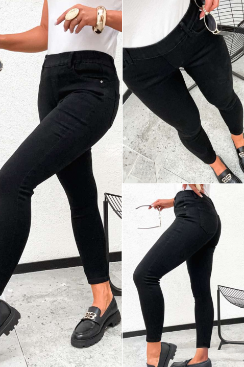 Дънки CHERLONZA, Цвят: черен, IVET.BG - Твоят онлайн бутик.