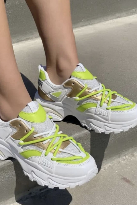 Дамски маратонки NEONZELA, Цвят: неон, IVET.BG - Твоят онлайн бутик.