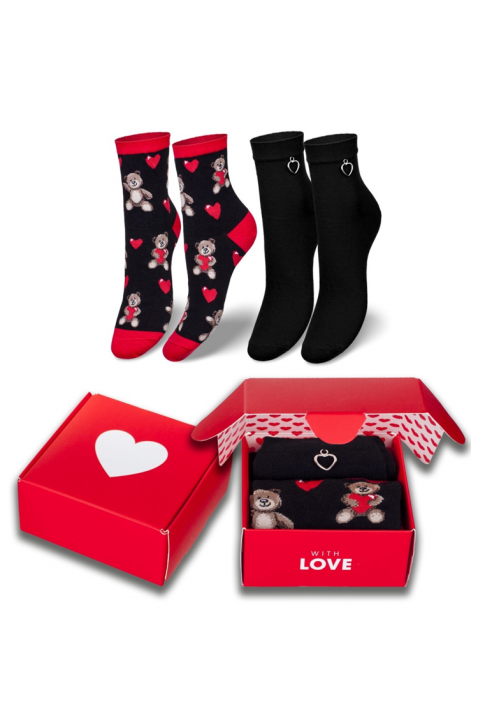 Комплект дамски чорапи EMIOLNA, Цвят: черен, IVET.BG - Твоят онлайн бутик.