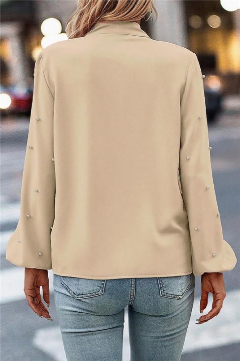 Дамска блуза BILDANA ECRU, Цвят: екрю, IVET.BG - Твоят онлайн бутик.