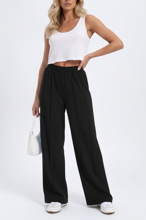 Панталон ZAGLORDA BLACK, Цвят: черен, IVET.BG - Твоят онлайн бутик.