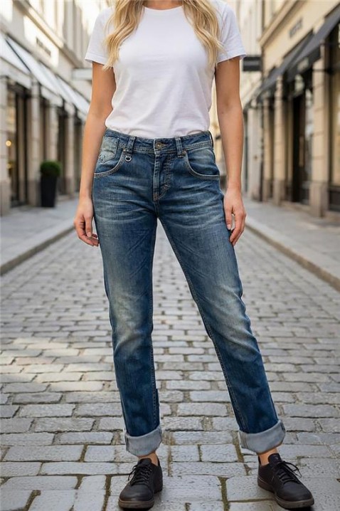 Дънки JENSOLA, Цвят: син, IVET.BG - Твоят онлайн бутик.