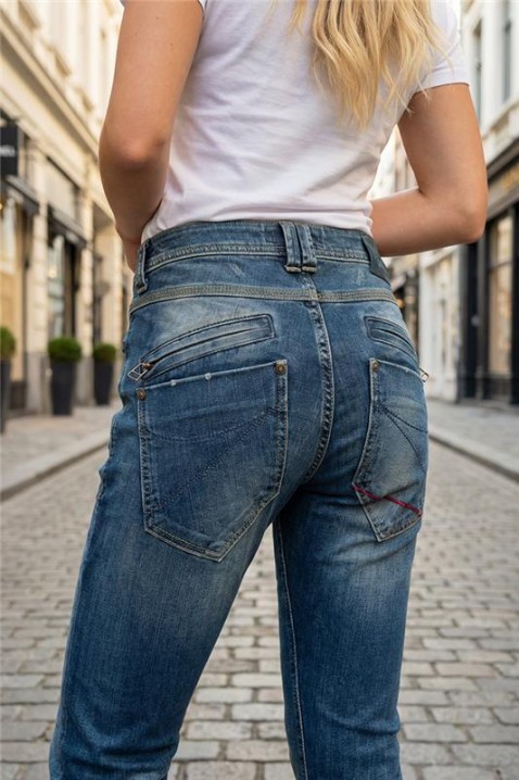 Дънки JENSOLA, Цвят: син, IVET.BG - Твоят онлайн бутик.