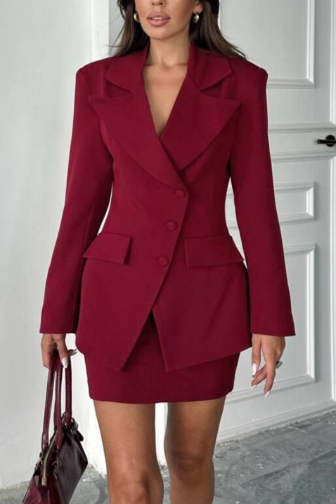 Комплект PULVORZA BORDO, Цвят: бордо, IVET.BG - Твоят онлайн бутик.