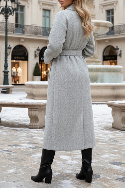 Палто SILVONZA GREY, Цвят: сив, IVET.BG - Твоят онлайн бутик.