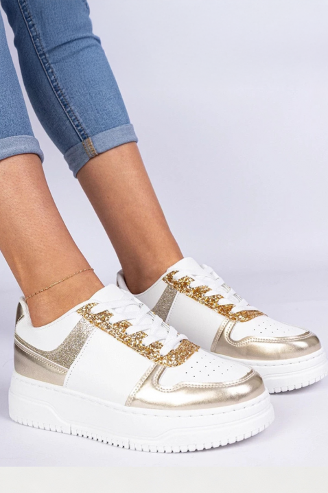 Дамски кецове MIOGEVA, Цвят: бял, IVET.BG - Твоят онлайн бутик.