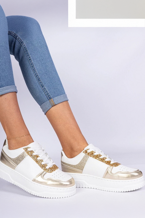 Дамски кецове MIOGEVA, Цвят: бял, IVET.BG - Твоят онлайн бутик.