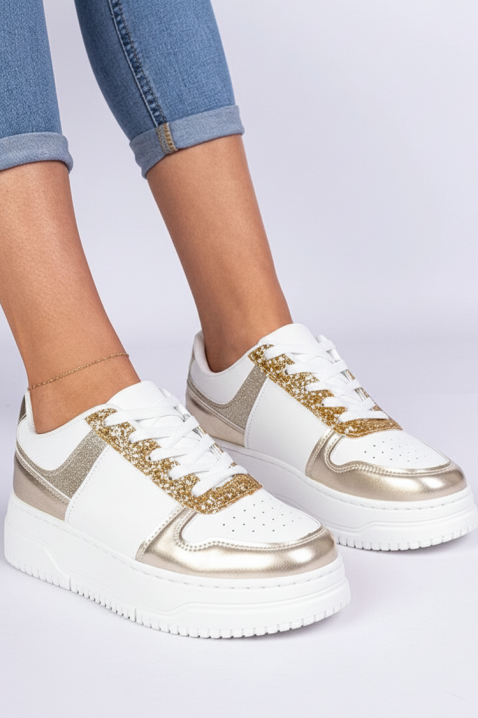 Дамски кецове MIOGEVA, Цвят: бял, IVET.BG - Твоят онлайн бутик.